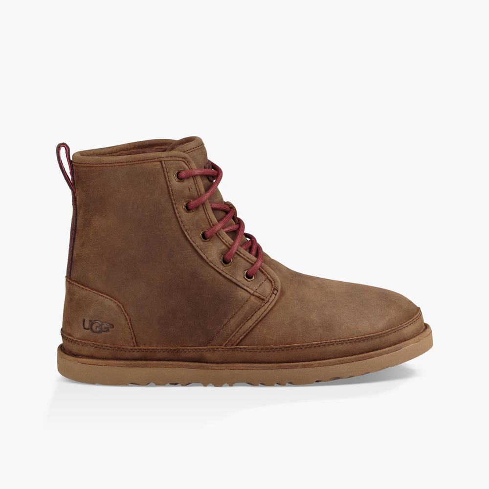 Bottes Imperméables UGG Harkley Homme Marron Soldes 502KTYPV